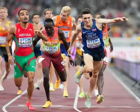 UK's Jake Wightman Denied Gold as Portugal's Isaac Nader Wins Stunning 1500m Win