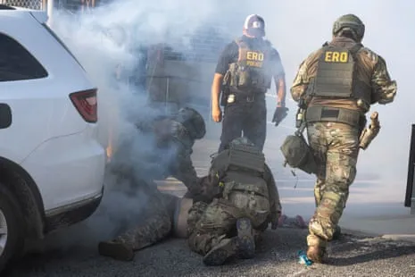 Federal Law Enforcement Use Chemical Irritants and Pepper Balls to Disperse Illinois Immigration Demonstration