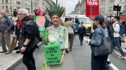 Countless Activists Converge in Heart of London to Denounce Donald Trump's Second State Visit