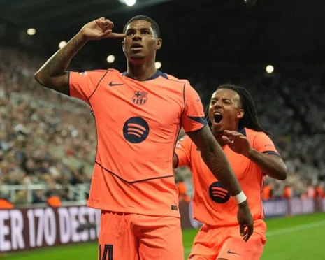 Attacker disrupts the Magpies' major evening and declares: ‘I am getting better at Barça’